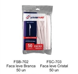 Faca LEVE Branca ou Cristal