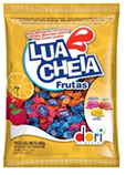 8774 Bala Lua Cheia Frutas 600g